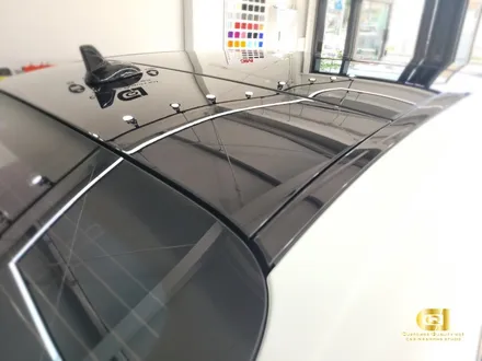 벤츠 S 63AMG 새틴화이트 전체랩핑 시공완료 수원랩핑 전문점 씨앤큐원에서 / 수원 오목천동