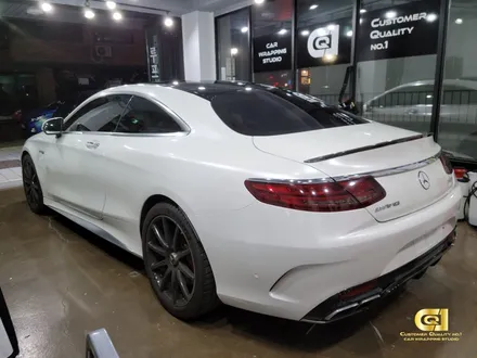 벤츠 S63 AMG 쿠페 전체랩핑 시공기 수원 자동차 랩핑 전문점 씨앤큐원 에서! / 수원 오목천동