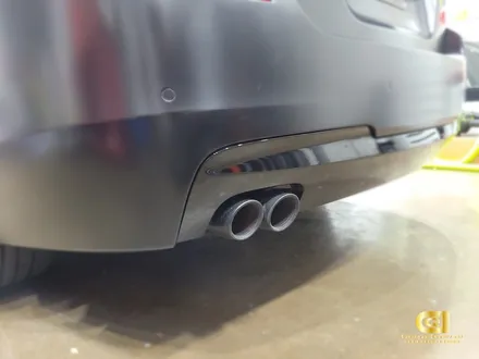 BMW 520d 새틴블랙 전체랩핑시공기! 수원랩핑 전문점 씨앤큐원에서 시공 완료 / 수원 오목천동