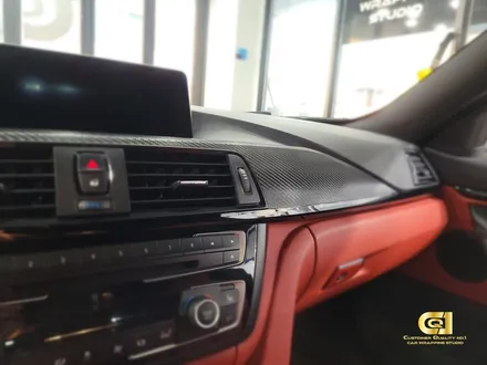 BMW 428I 쿠페 실내를 카본으로 바꾸기 수원랩핑전문점 씨앤큐원에서 4시리즈 카본실내랩핑 시공기 / 수원 오목천동