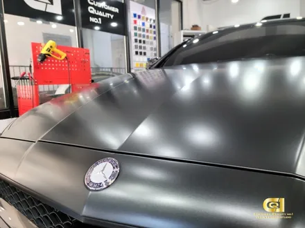 벤츠 CLS 63AMG 새틴 블랙락그레이 전체랩핑 시공기 수원랩핑 전문점 씨앤큐원 에서 / 수원 오목천동