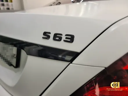 벤츠 S 63AMG 새틴화이트 전체랩핑 시공완료 수원랩핑 전문점 씨앤큐원에서 / 수원 오목천동