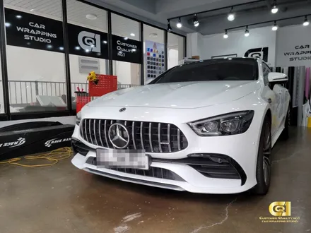 벤츠 GT 루프스킨 시공으로 스포티함을 더하다! 수원랩핑 전문점 씨앤큐원에서 / 수원 오목천동