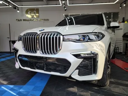 BMW X7 유광화이트펄 전체랩핑 시공기 수원랩핑 씨앤큐원에서 완벽 시공! / 수원 오목천동