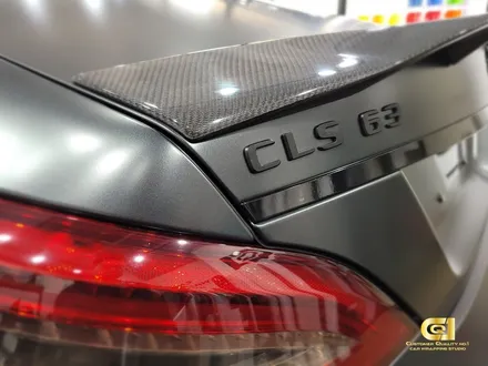 벤츠 CLS 63AMG 새틴 블랙락그레이 전체랩핑 시공기 수원랩핑 전문점 씨앤큐원 에서 / 수원 오목천동