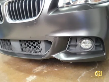 BMW 520d 새틴블랙 전체랩핑시공기! 수원랩핑 전문점 씨앤큐원에서 시공 완료 / 수원 오목천동