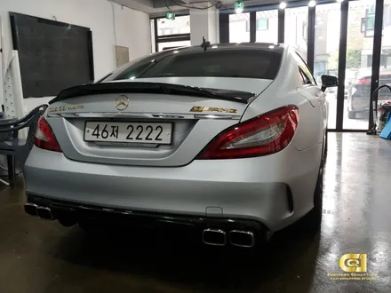 CLS 64AMG의 매트한 변신 수원 자동차 랩핑 전문점 씨앤큐원에서 매트 실버 메탈릭 전체랩핑 시공기! / 수원 오목천동