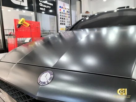 벤츠 CLS 63AMG 새틴 블랙락그레이 전체랩핑 시공기 수원랩핑 전문점 씨앤큐원 에서 / 수원 오목천동