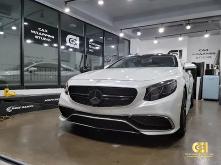 벤츠 S63 AMG 쿠페 전체랩핑 시공기 수원 자동차 랩핑 전문점 씨앤큐원 에서! / 수원 오목천동