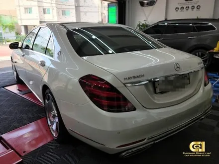 벤츠S클래스 마이바흐 듀오톤랩핑 시공완료 듀오톤랩핑은 수원랩핑 씨앤큐원 에서 / 수원 오목천동