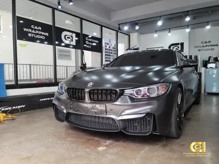 BMW 428I 쿠페 M4룩 새틴블랙 전체랩핑시공 수원랩핑 전문점 씨앤큐원 에서! / 수원 오목천동