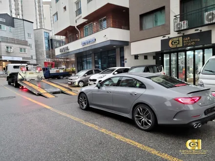 벤츠 CLS 53AMG 공구리 전체랩핑 시공 수원랩핑 전문점 씨앤큐원 에서! / 수원 오목천동