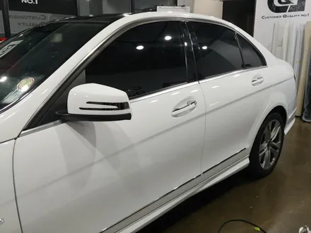 도장보다 전체랩핑을 선택한 벤츠 C클래스 전체랩핑 시공기 수원 자동차 랩핑 전문점 씨앤큐원 에서! / 수원 오목천동