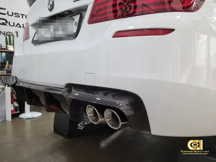 BMW 5시리즈 디퓨저 포인트랩핑 시공으로 드레스업 완료! 수원랩핑 전문점 씨앤큐원 에서 / 수원 오목천동