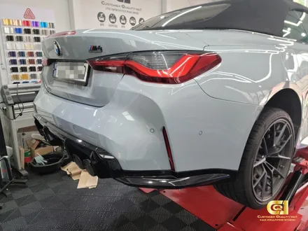 BMW M4 리어 범퍼와 디퓨저 PPF 시공으로 자동차 보호 완료 수원랩핑 전문점 씨앤큐원 / 수원 오목천동