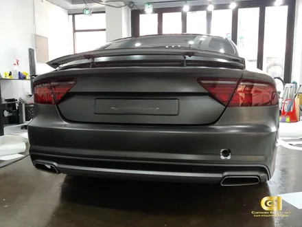 아우디 A7 55TDI 새틴 다크바솔트 전체랩핑 자동차 랩핑은 역시 수원 씨앤큐원! / 수원 오목천동
