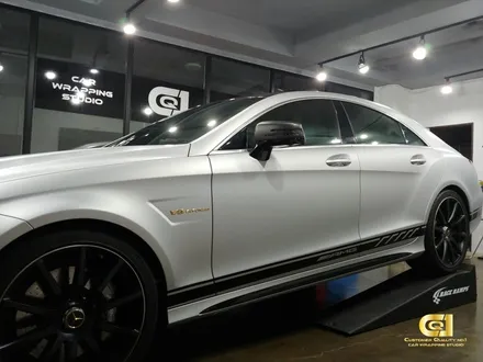 AMG 데칼 시공! 수원 자동차랩핑 전문점 씨앤큐원 에서 CLS 63AMG 사이드데칼 시공기 / 수원 오목천동