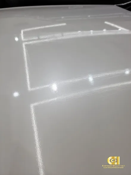 벤츠 E클래스 전체랩핑 차량 사고처리 완료 수원랩핑 전문점 씨앤큐원 / 수원 오목천동