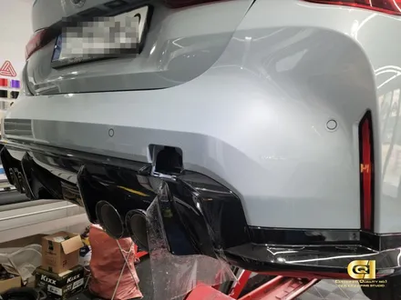 BMW M4 리어 범퍼와 디퓨저 PPF 시공으로 자동차 보호 완료 수원랩핑 전문점 씨앤큐원 / 수원 오목천동