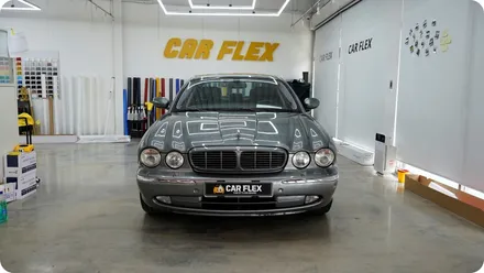 재규어 XJ8L 클래식한 올드카 새로운 옷을 입었어요 파인그린메탈릭 전체랩핑 / 서울 강서구
