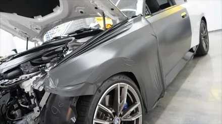BMW G42 m240i 사틴블랙 락그레이 메탈릭 전체랩핑 / 서울 강서구