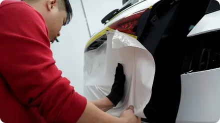 벤츠 W167 GLE450 사틴프로즌바닐라 전체랩핑 / 서울 강서구