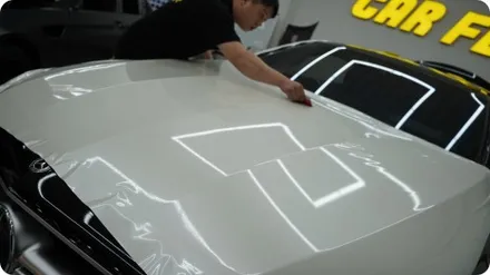 벤츠 S63AMG 전체랩핑 블랙에서 펄 화이트 완벽 변신! / 서울 강서구