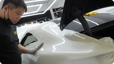 벤츠 S63AMG 전체랩핑 블랙에서 펄 화이트 완벽 변신! / 서울 강서구