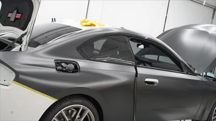 BMW G42 m240i 사틴블랙 락그레이 메탈릭 전체랩핑 / 서울 강서구