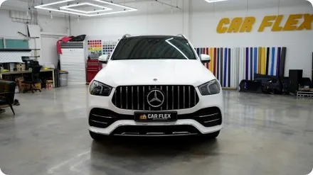 벤츠 W167 GLE450 사틴프로즌바닐라 전체랩핑 / 서울 강서구