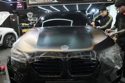 BMW X6M 무광PPF시공 (저가형필름의 최후) / 서울 강서