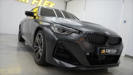 BMW G42 m240i 사틴블랙 락그레이 메탈릭 전체랩핑 / 서울 강서구