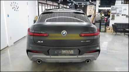BMW X4 30d 전체랩핑 사틴락그레이메탈릭 재시공 / 서울 강서구