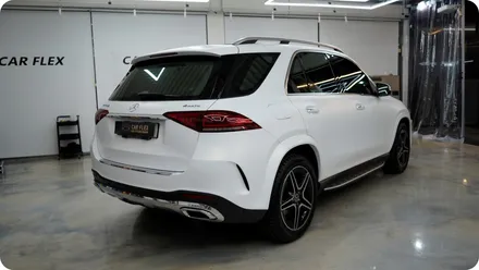 벤츠 W167 GLE450 사틴프로즌바닐라 전체랩핑 / 서울 강서구