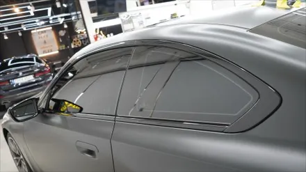 BMW G42 m240i 사틴블랙 락그레이 메탈릭 전체랩핑 / 서울 강서구