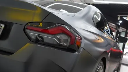 BMW G42 m240i 사틴블랙 락그레이 메탈릭 전체랩핑 / 서울 강서구