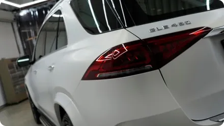 벤츠 W167 GLE450 사틴프로즌바닐라 전체랩핑 / 서울 강서구