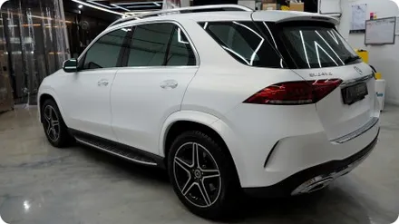벤츠 W167 GLE450 사틴프로즌바닐라 전체랩핑 / 서울 강서구