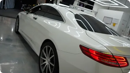 벤츠 S63AMG 전체랩핑 블랙에서 펄 화이트 완벽 변신! / 서울 강서구