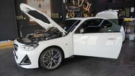 BMW G42 m240i 사틴블랙 락그레이 메탈릭 전체랩핑 / 서울 강서구
