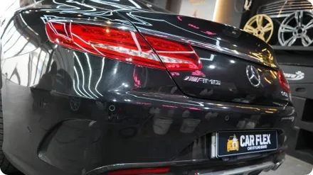 벤츠 S63AMG 전체랩핑 블랙에서 펄 화이트 완벽 변신! / 서울 강서구