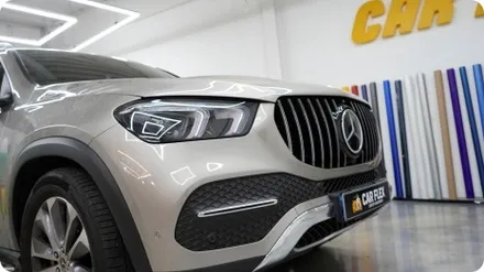 벤츠 X167 GLE 전체랩핑 고광도블랙 도장과 같은 퀄리티! / 서울 강서구
