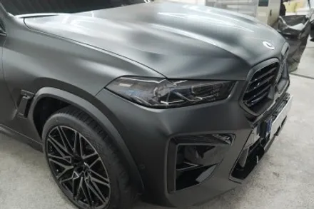 BMW X6M 무광PPF시공 (저가형필름의 최후) / 서울 강서