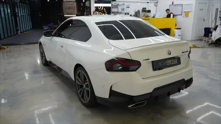 BMW G42 m240i 사틴블랙 락그레이 메탈릭 전체랩핑 / 서울 강서구