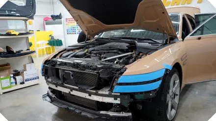 목동 제네시스 신형 G80 사틴블랙 전체랩핑 / 서울 강서구