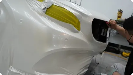 벤츠 S63AMG 전체랩핑 블랙에서 펄 화이트 완벽 변신! / 서울 강서구