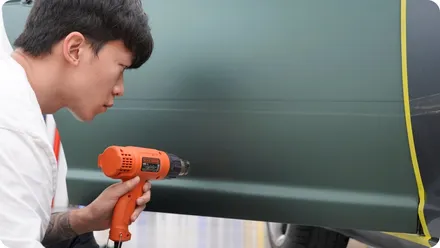 재규어 XJ8L 클래식한 올드카 새로운 옷을 입었어요 파인그린메탈릭 전체랩핑 / 서울 강서구