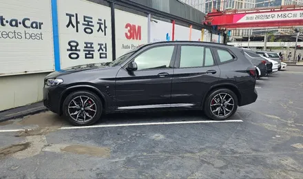 영등포 수입차 썬팅 재시공) BMWX3 반사썬팅 → 어항썬팅으로 이미지 변신, 차주님 취향저격 성공적. / 영등포구 문래동