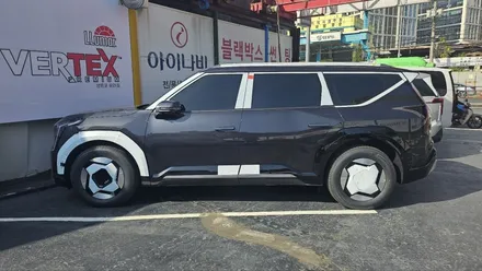 루마버텍스 문래점) EV9 루마버텍스900 썬팅 농도 조합의 결과(전면30% /측, 후면5%) / 영등포구 문래동