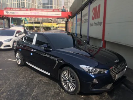 영등포 신차패키지는 어디서 해야 만족할까? 제네시스 G70 신차패키지 3M(CP)+아이나비 Z500장착/ 연무기작동 썬팅시공점 / 영등포구 문래동